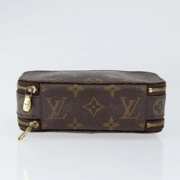 LOUIS VUITTON Monogram Trousse Brush PM Cosmetic Pouch M47510 LV Auth 149213 - Picture 7 of 16
